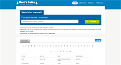 Desktop Screenshot of manual-del-usuario.com